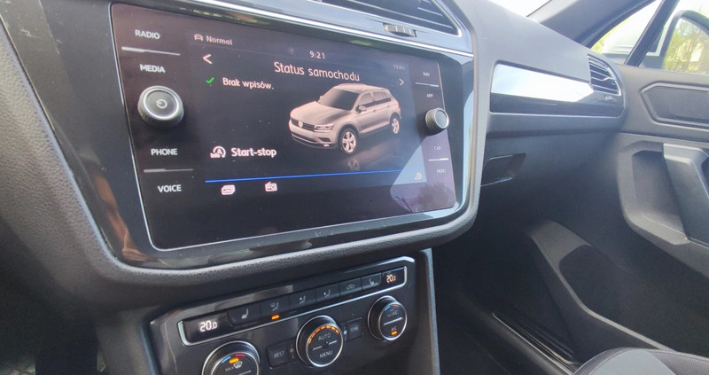 Volkswagen Tiguan cena 108900 przebieg: 180000, rok produkcji 2019 z Kraków małe 379